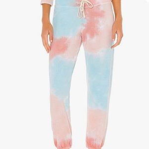 Sundry Multicolor Tie Dye Basic Sweatpants